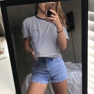 Comfy Striped Pocket Tee